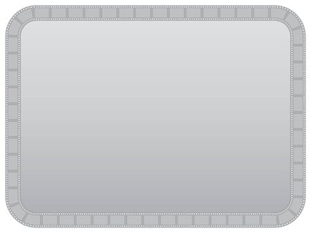 gray background with filmstrip frameのイラスト素材
