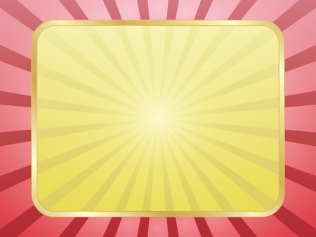 abstract rays background with frameのイラスト素材