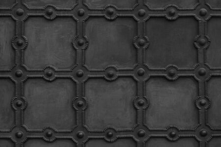 black and white metal doorの写真素材