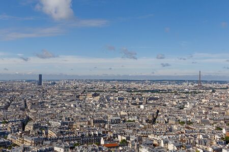 cityscape of Paris at summer dayの写真素材