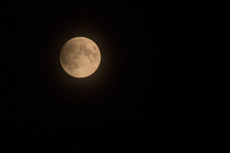 view on full Moon at night