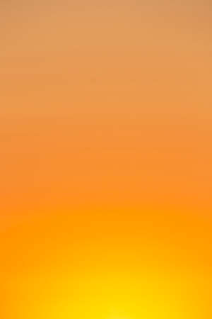 natural background:  clear orange sky at sunsetの写真素材