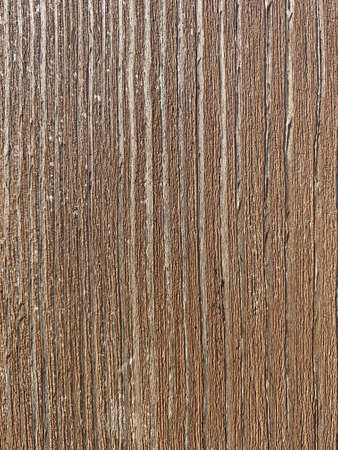 close up of brown aged wooden board backdropの写真素材