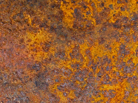 close up of bright rusty metallic surfaceの写真素材