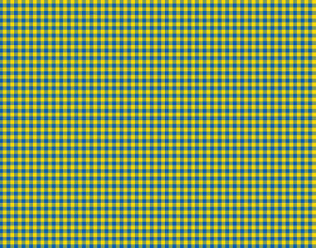 Stand with Ukraine: seamless small gingham pattern made of Ukrainian flag stripesの写真素材