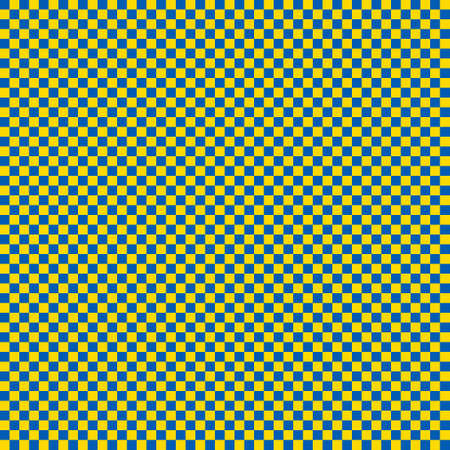 Stand with Ukraine: blue and yellow seamless checkerboard patternの写真素材
