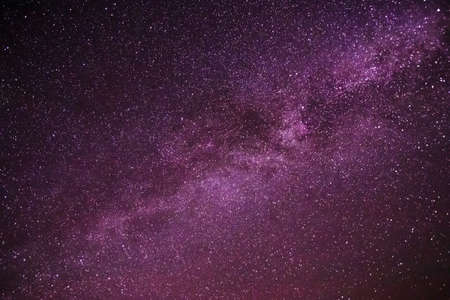 picturesque view of Milky Way galaxy in night skyの写真素材