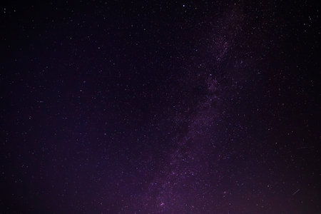 abstract natural background: view of starry night skyの写真素材