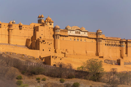 sight of Amber Fort in Jaipur in India