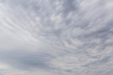 view on gray cloudscape in a sky