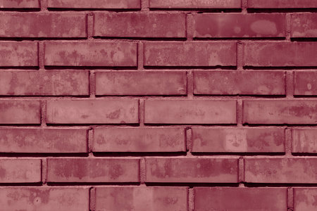 brick stone wall background colored in cordovan colorの写真素材