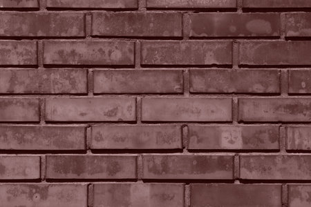 brick stone wall background colored in deep taupe colorの写真素材