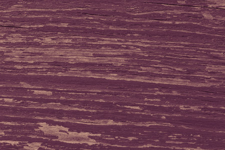 close up of old purple shabby wooden boardの写真素材