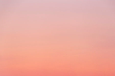 abstract natural background: view on clear sky at sunriseの写真素材