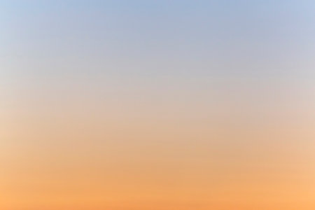 abstract natural background: sight of clear sky at sunriseの写真素材