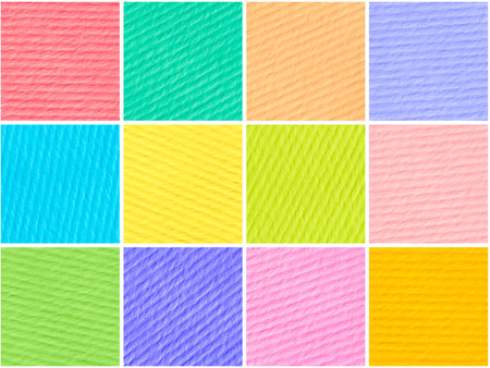 seamless pattern made of square photos  of colored watercolor paperの写真素材