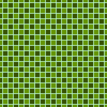 abstract seamless pattern: dark green and light green checkered backgroundの写真素材