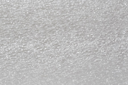abstract background: close up of plastic wrapper film textureの写真素材
