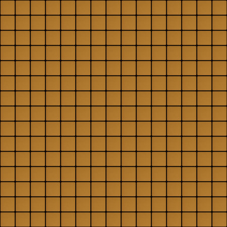 abstract seamless mosaic pattern: light brown rounded square textured tiles on black backgroundの写真素材