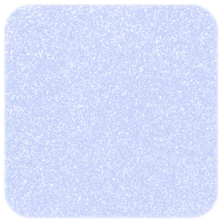 abstract design element: light blue spotted rounded square tile against white backgroundの写真素材