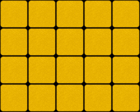 abstract seamless pattern: golden color glitter tiles on black backgroundの写真素材