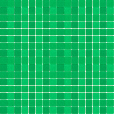 abstract seamless pattern: green color rounded square tiles on white backgroundの写真素材