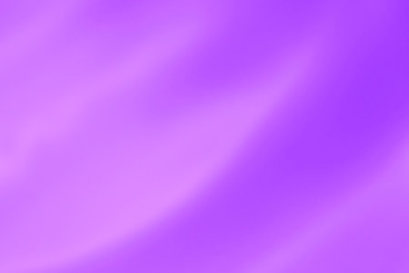 abstract waved backdrop: close up of violet color liquid watercolor paint brush strokesの写真素材
