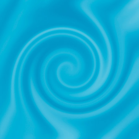 abstract square background: illustration of turquoise color liquid paint swirlの写真素材