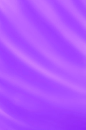 abstract smooth waved backdrop: close up of violet color paint brush strokesの写真素材