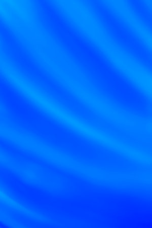 abstract smooth waved background: close up of blue paint brush strokesの写真素材