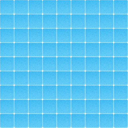 abstract seamless pattern: light blue glitter tiles against white backgroundの写真素材