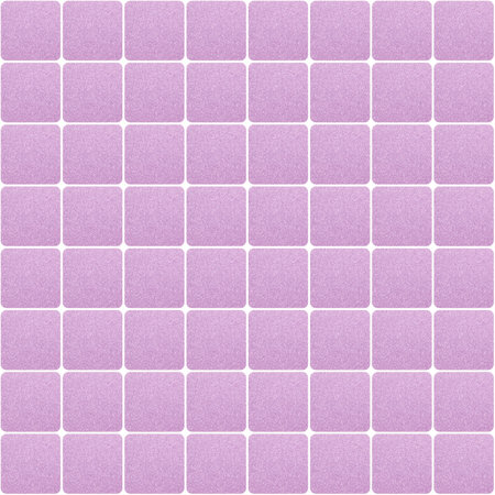 abstract seamless tiled pattern: violet glitter rounded squares against white backgroundの写真素材