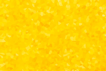 abstract summer background: yellow color crystals pattern illustrationの写真素材