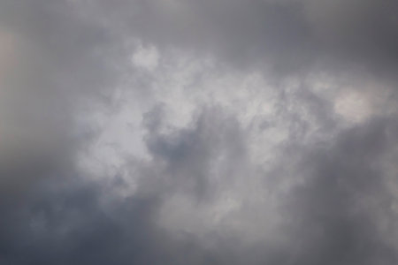 abstract natural background: close up of  rain cloudsの写真素材