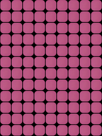 abstract seamless pattern: pink color tiles made of cardboard against black backgroundの写真素材