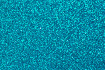 abstract  backdrop: close up of aqua color shining glitter surface textureの写真素材