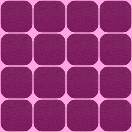 abstract seamless pattern: dark purple cardboard tiles against pink backgroundの写真素材