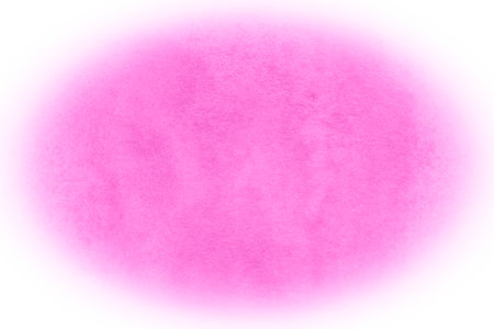 abstract backdrop with white oval frame: close up of canvas stained in pink colorの写真素材