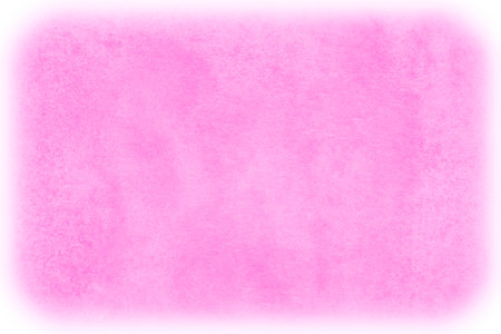 abstract artistic backdrop with white border: close up of canvas stained in pink colorの写真素材