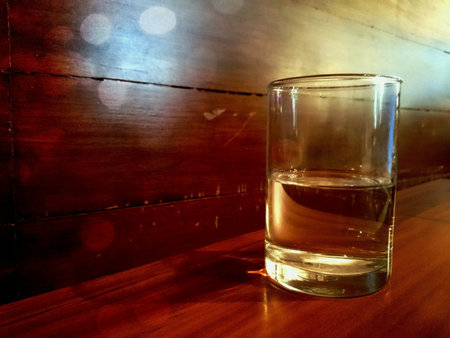Half a glass of water