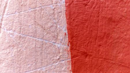 The photographs show graffiti on the wallの写真素材