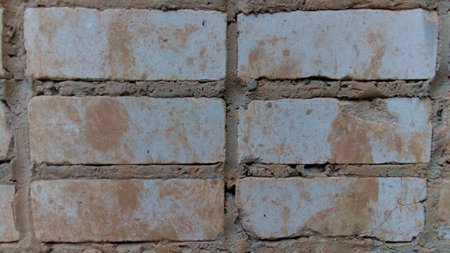 The picture shows a brick wall backgroundの写真素材