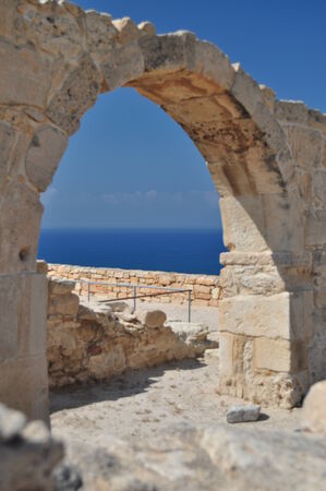Ruins of Kourion cityの写真素材