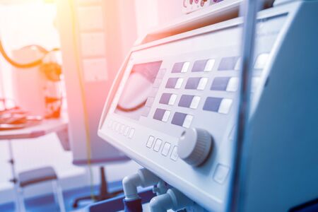 Modern equipment in operating room. Medical devices for neurosurgery. Backgroundの写真素材