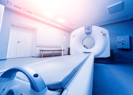 Computer tomography diagnostics in medical center. Medical backgroundの写真素材
