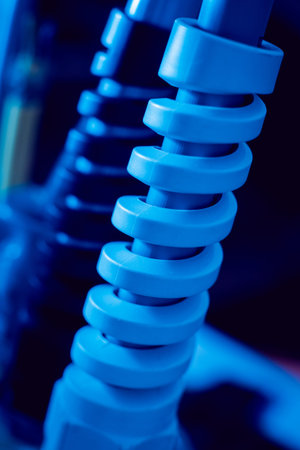 Electrical equipment. Electricity cable. Background and texture