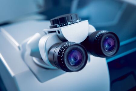 Ophthalmic equipment. Medical laboratory. Modern medical technology の写真素材