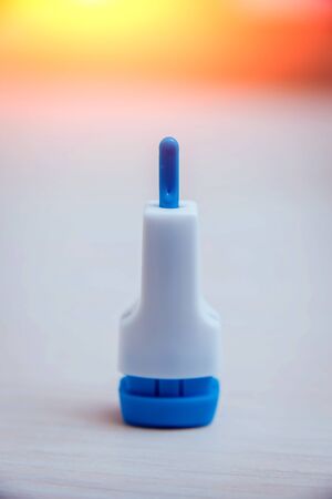 Empty tubes. Medical equipment. Blood test. Medical Background.の写真素材