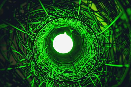 Abstract background with bokeh defocused lights and shadows. Backgroundの写真素材