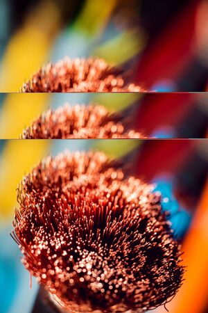 Electrical equipment. Electricity cable. Background and texture.の写真素材